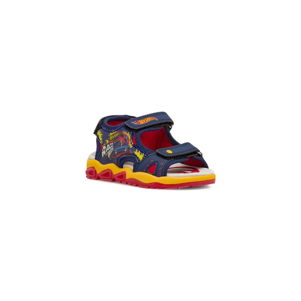 Sandali da Bambino blu e arancioni con luci Hot Wheels Primigi