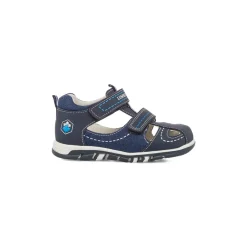 Sandali da bambino blu navy con logo Lumberjack Billy