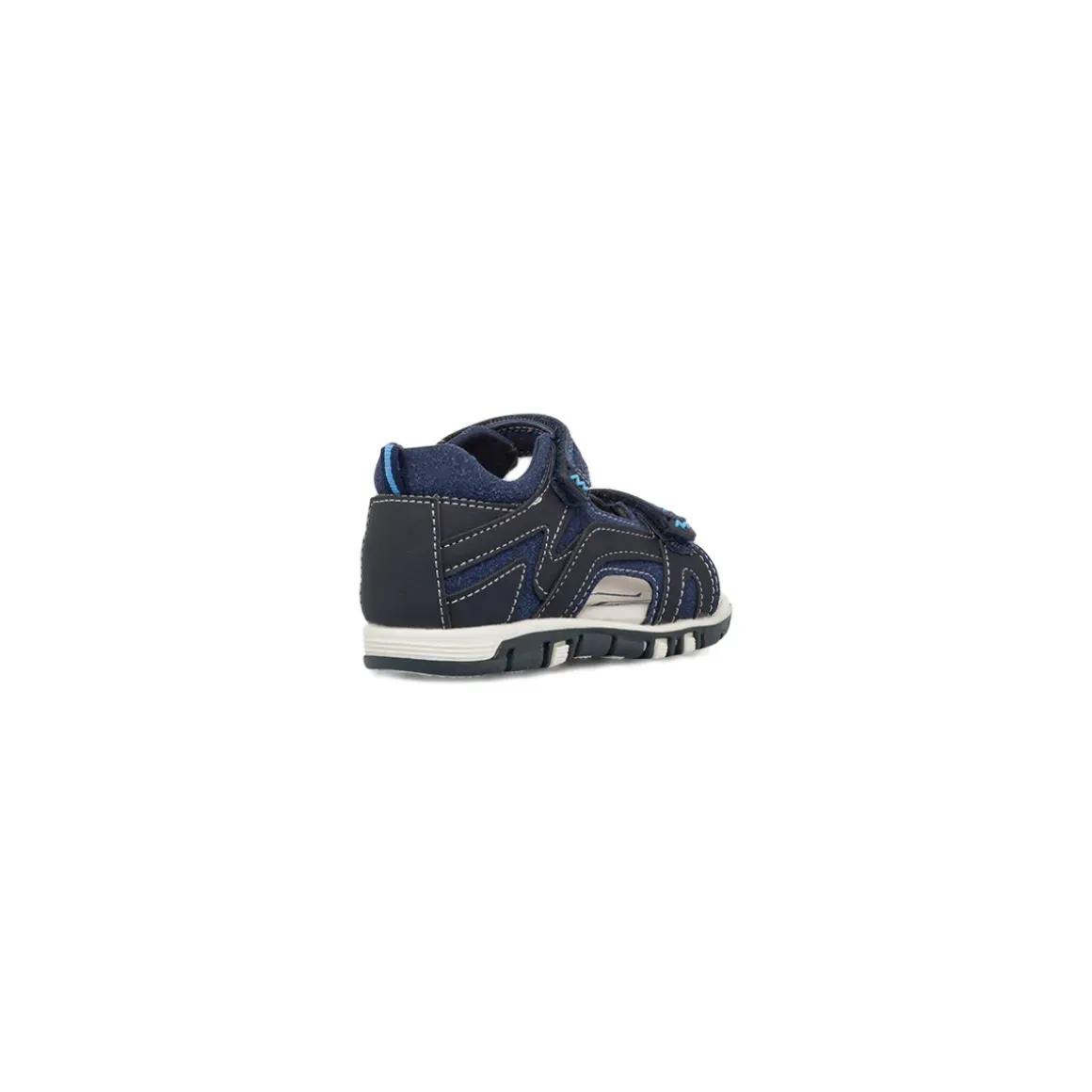 Sandali da Bambino Primi Passi blu con sottopiede in Pelle Lumberjack