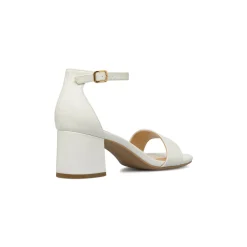 Sandali da Donna Bianchi con tacco a colonna 6 cm Lora Ferres
