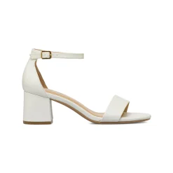 Sandali da Donna Bianchi con tacco a colonna 6 cm Lora Ferres