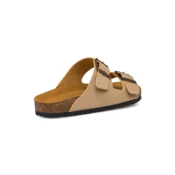 Sandali da Donna doppia Fibbia Regolabile Beige Italia Trend Sabina