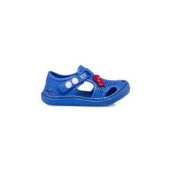Sandali da Mare blu da Bambino in gomma con patch dinosauro Jog