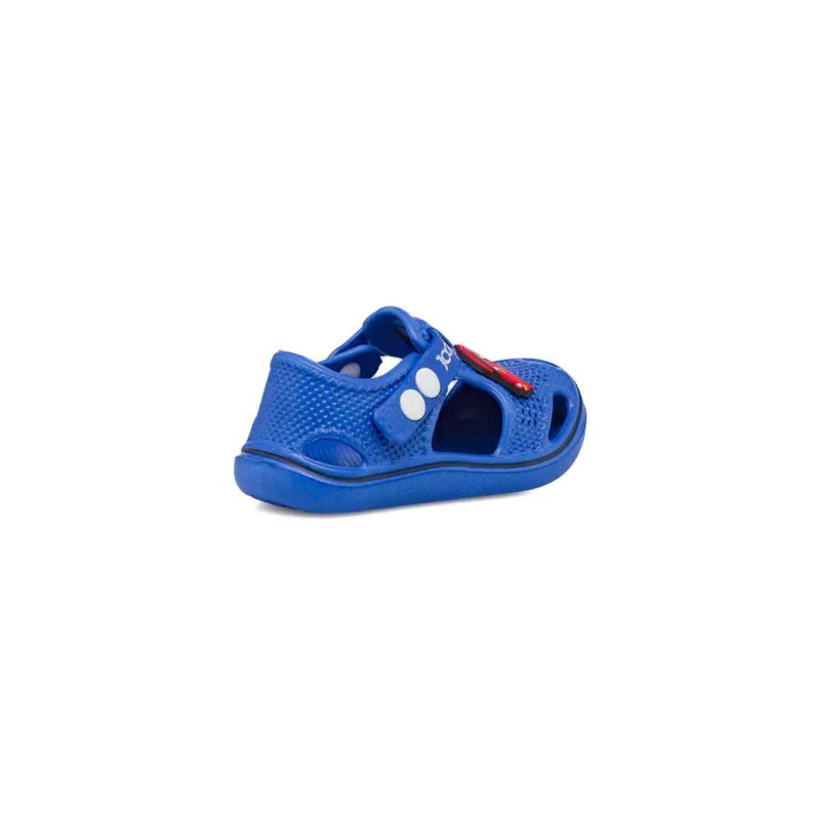 Sandali da Mare blu da Bambino in gomma con patch dinosauro Jog