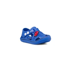 Sandali da Mare blu da Bambino in gomma con patch dinosauro Jog