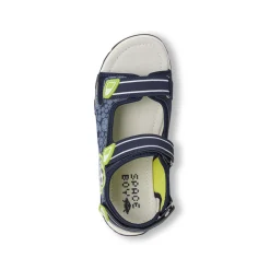 Sandali da Ragazzo blu con dettagli in gomma verde lime Space Boy