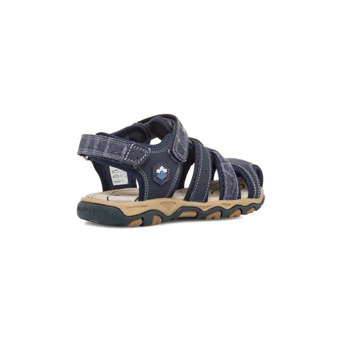 Sandali da ragazzo blu navy con logo Lumberjack Levi