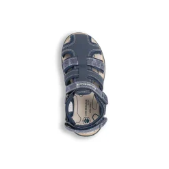 Sandali da ragazzo blu navy con logo Lumberjack Levi