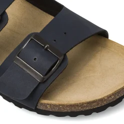 Sandali da Uomo Blu con doppie fibbie Riflessi Urbani