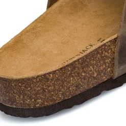 Sandali da uomo in pelle marroni Lumberjack Flint