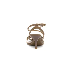 Sandali Donna Marroni con tacco a rocchetto 7,5 cm Swish Jeans