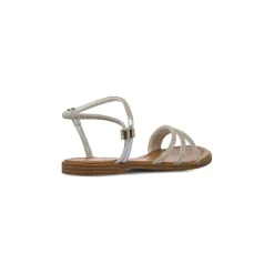 Sandali flat gioiello argento da Donna con dettagli strass Lora Ferres