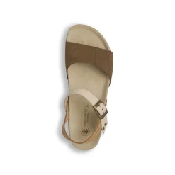 Sandali flat Marroni da Donna effetto scamosciato Lumberjack