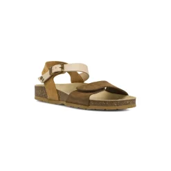 Sandali flat Marroni da Donna effetto scamosciato Lumberjack