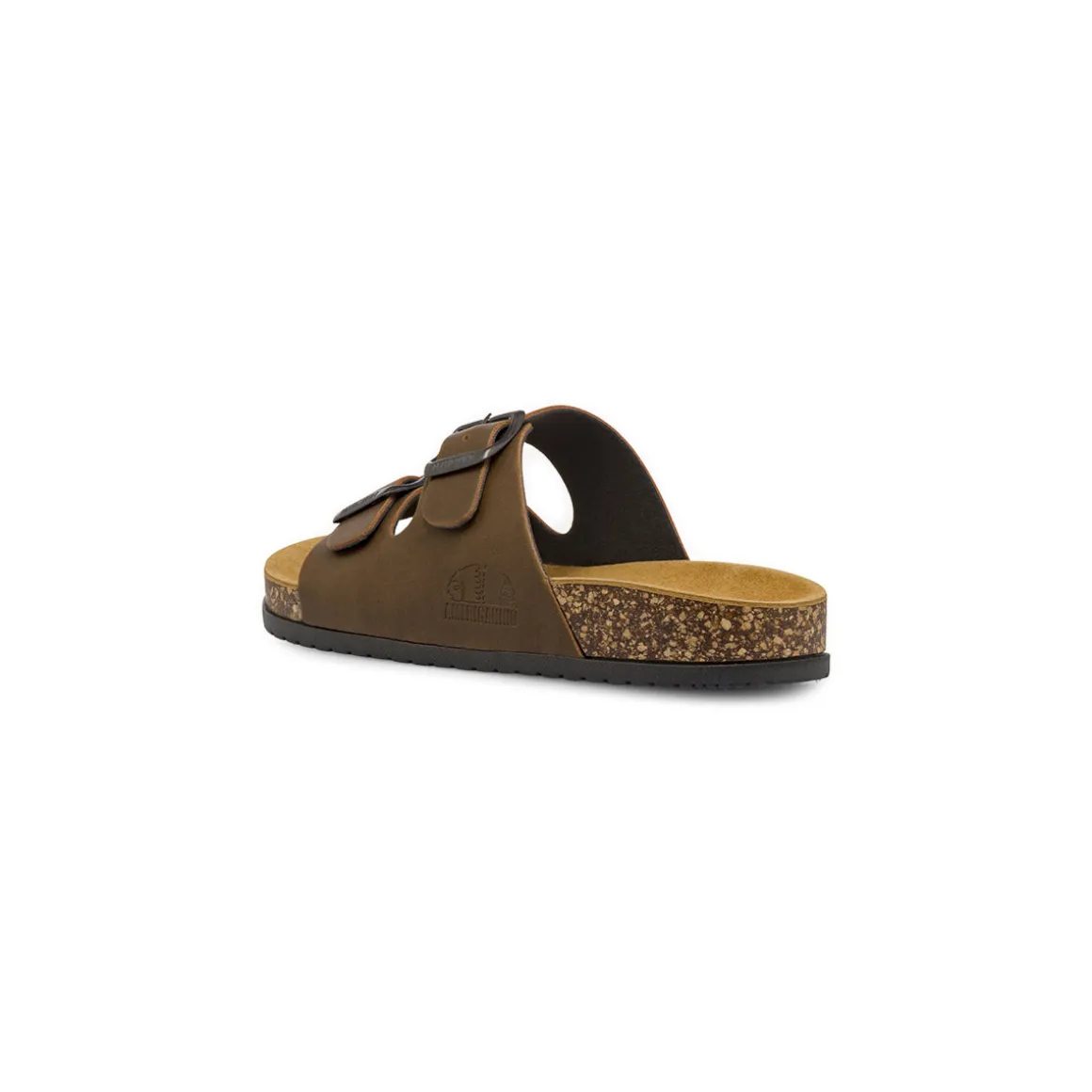 Sandali flat Marroni Donna con doppie fibbie Americanino