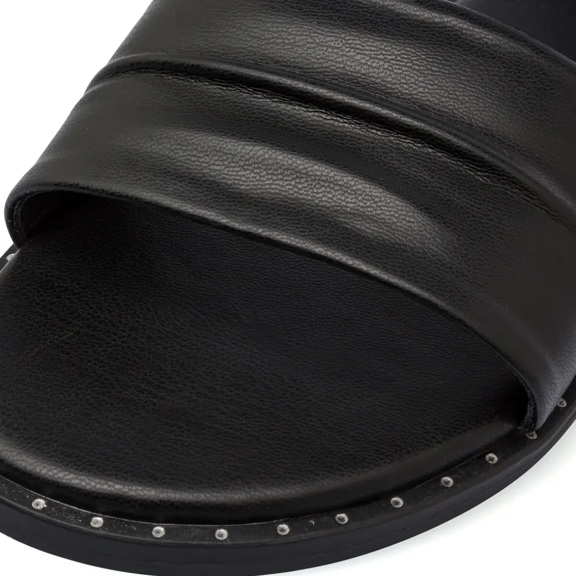 Sandali flat Neri da Donna con cinturino alla caviglia Swish Jeans