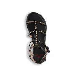 Sandali flat Neri da Donna con Borchie Swish Jeans