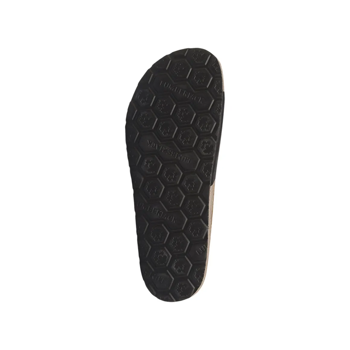 Sandali flat Neri Donna con maxi fibbia effetto scamosciato Lumberjack