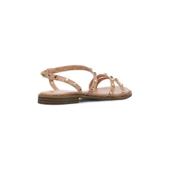 Sandali flat nude da Donna con dettaglio borchie Lora Ferres