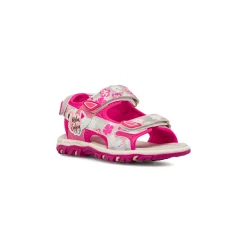 Sandali Fucsia da Bambina e Ragazza con stampa Floreale Dieci Baci