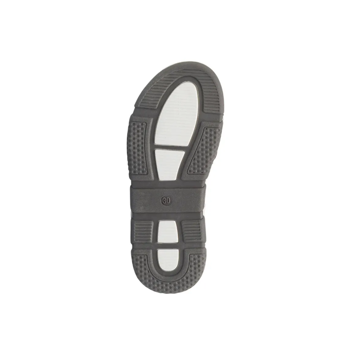 Sandali grigi da Bambino con inserti blu e doppio strappo Superga