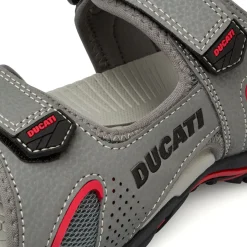 Sandali grigi da Uomo con dettaglio fori traspiranti Ducati