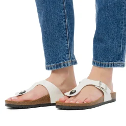 Sandali Infradito Bianchi da Donna Italia Trend Zeudi