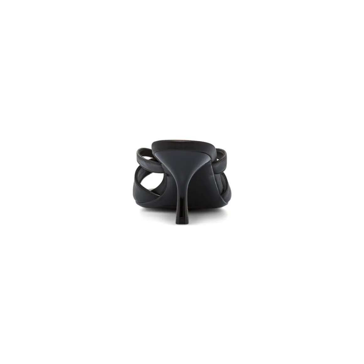 Sandali infradito con tacco neri da Donna e dettaglio oro Swish Jeans