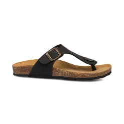 Sandali infradito da donna neri Italia Trend Zeudi