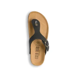 Sandali infradito da donna neri Italia Trend Zeudi