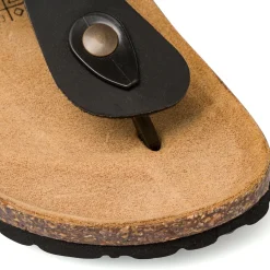 Sandali infradito da donna neri Italia Trend Zeudi