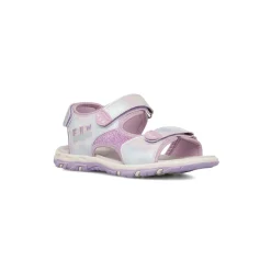 Sandali Lilla con Glitter e Chiusura con strappi da Bambina e Ragazza Dieci Baci