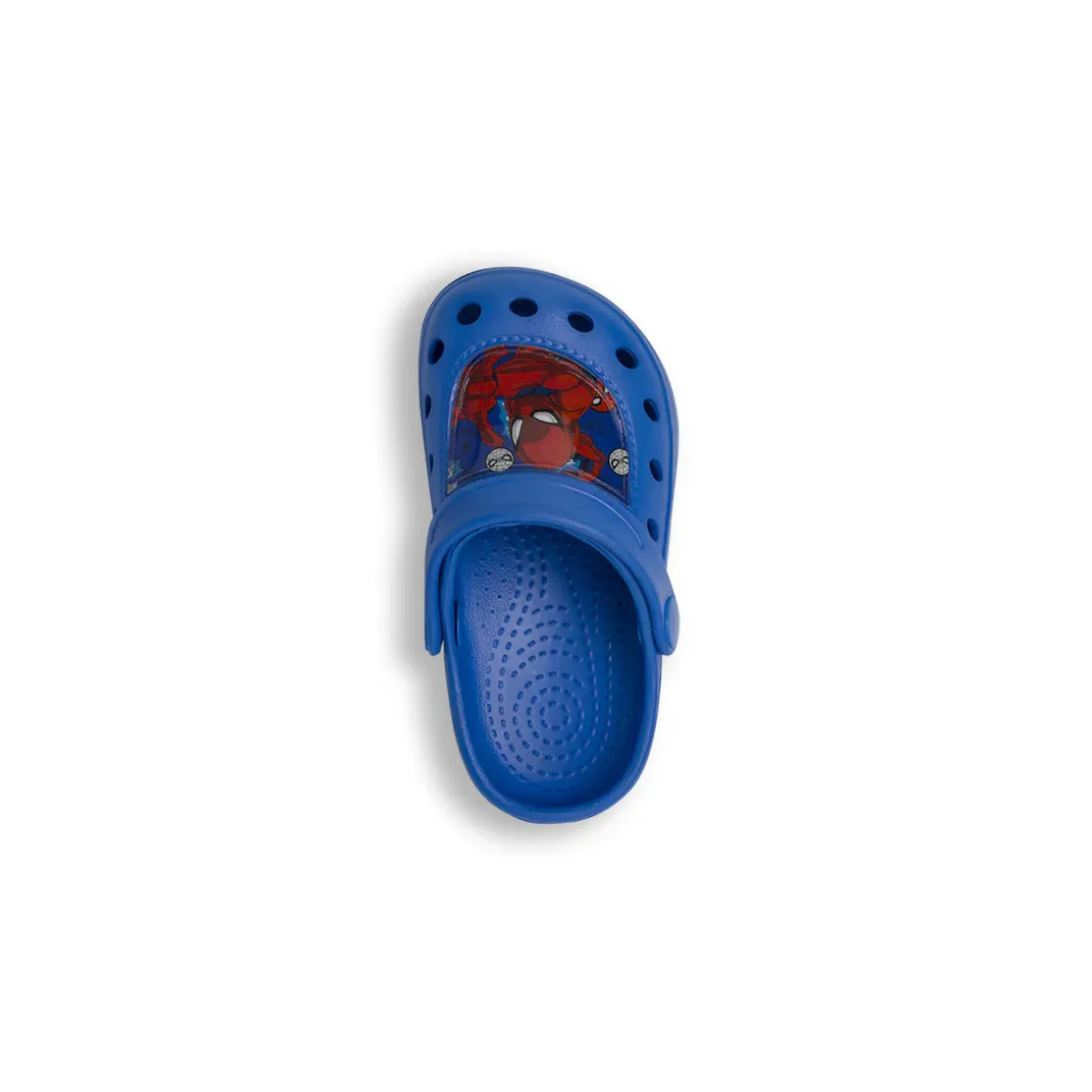 Sandali mare blu da Bambino con cinturino e patch frontale Spiderman