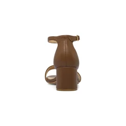 Sandali marroni da Donna con tacco a colonna 6 cm e cinturino Lora Ferres