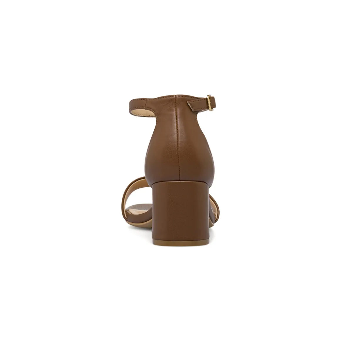 Sandali marroni da Donna con tacco a colonna 6 cm e cinturino Lora Ferres