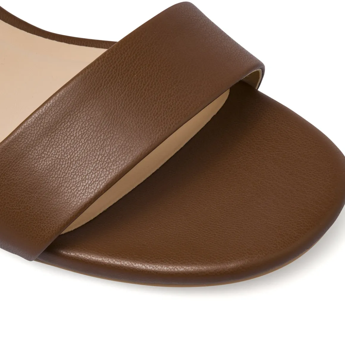 Sandali marroni da Donna con tacco a colonna 6 cm e cinturino Lora Ferres
