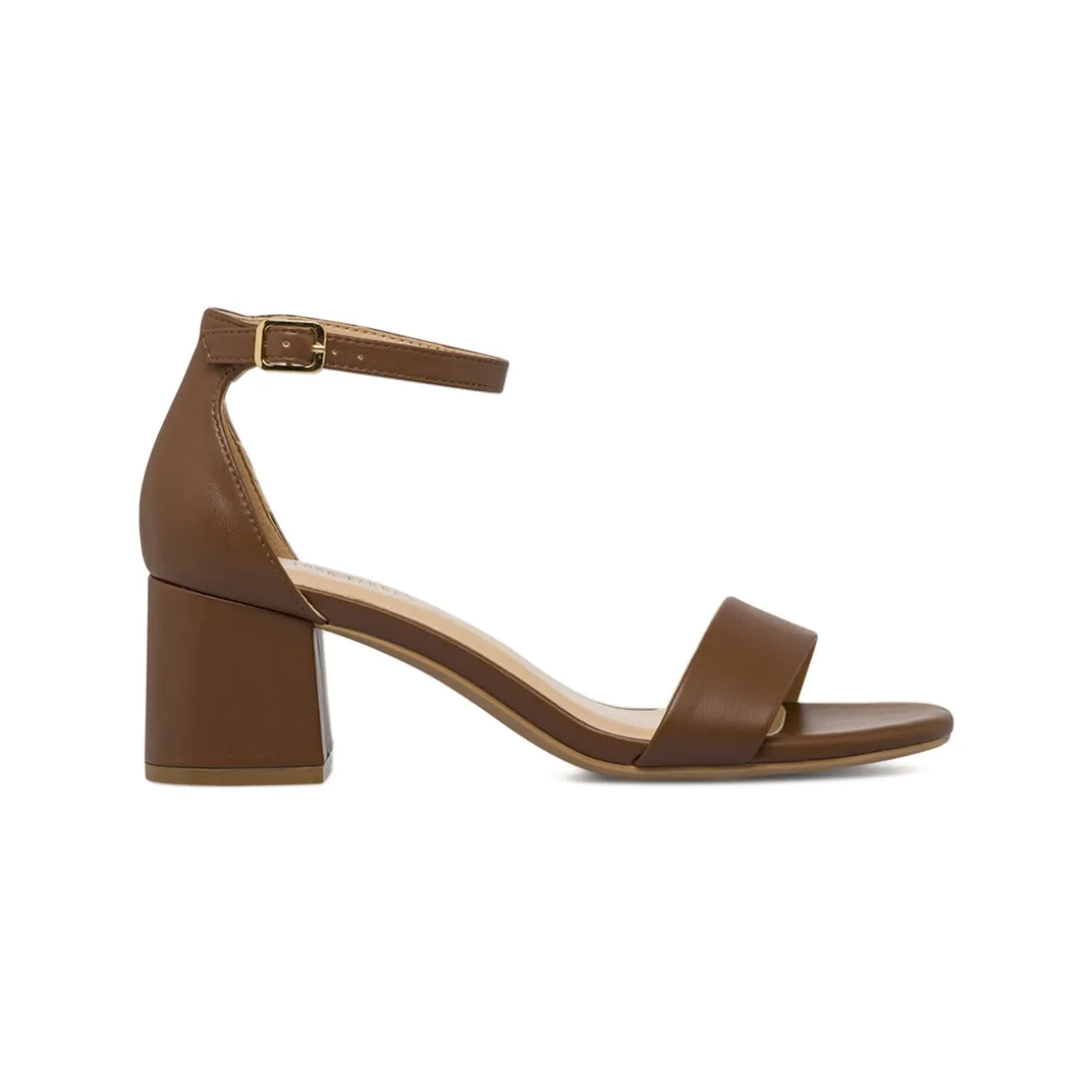 Sandali marroni da Donna con tacco a colonna 6 cm e cinturino Lora Ferres