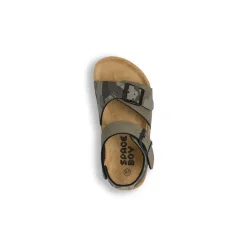 Sandali mimetici verdi da Bambino con doppia fibbie Space Boy