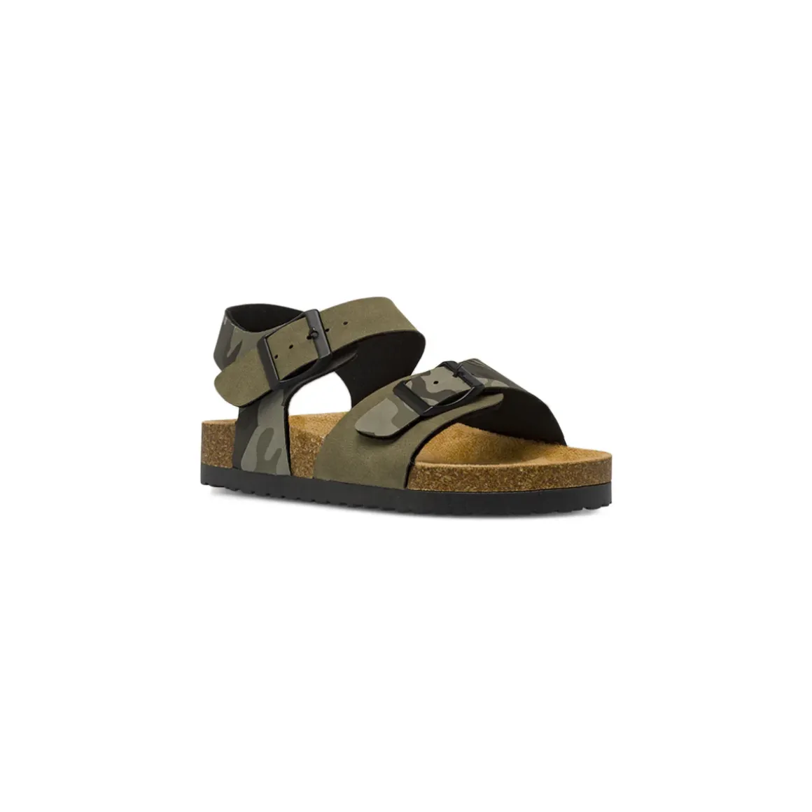 Sandali mimetici verdi da Bambino con doppia fibbie Space Boy