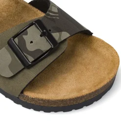 Sandali mimetici verdi da Bambino con doppia fibbie Space Boy