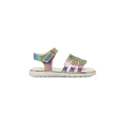 Sandali multicolore Bambina con farfalla e strass Le scarpe di Alice