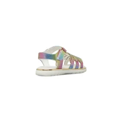 Sandali multicolore Bambina con farfalla e strass Le scarpe di Alice