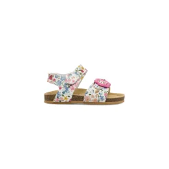 Sandali multicolore da Bambina con fiori e fibbia rosa Primigi