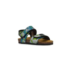 Sandali multicolore da Bambino con stampa camouflage Weep & Smile