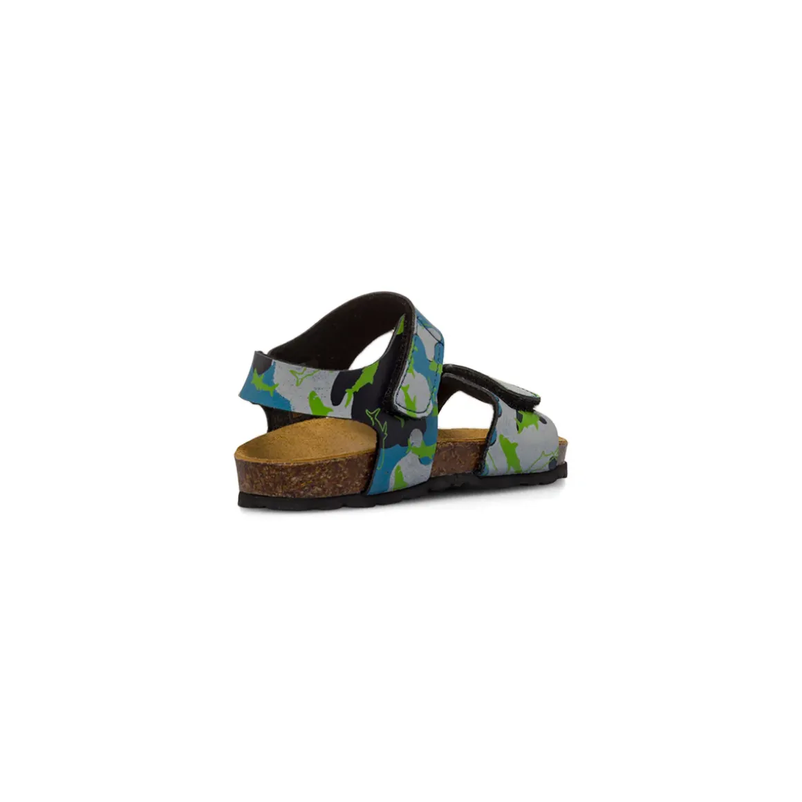 Sandali multicolore da Bambino con stampa camouflage Weep & Smile