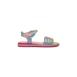 Sandali Multicolori da Bambina con fascetta intrecciata Le scarpe di Alice