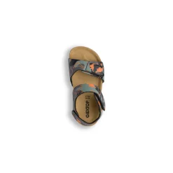 Sandali Neri da Bambino con stampa camouflage Weep & Smile