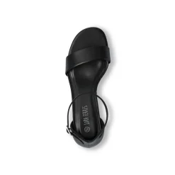Sandali neri da donna con tacco a blocco 6 cm Lora Ferres