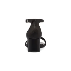 Sandali neri da donna con tacco a blocco 6 cm Lora Ferres
