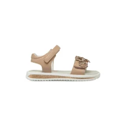Sandali nude Bambina con glitter e scritta LOVE Le scarpe di Alice